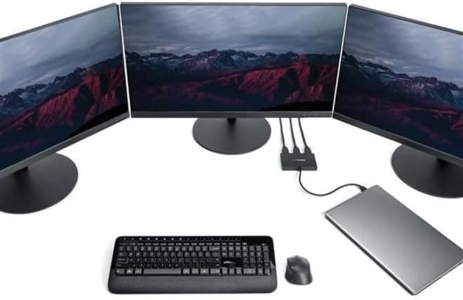 StarTech.com 3-Port USB-C Multi-Monitor Adapter, USB-C auf 3x HDMI MST Hub, Dreifach 1080p 60Hz HDMI