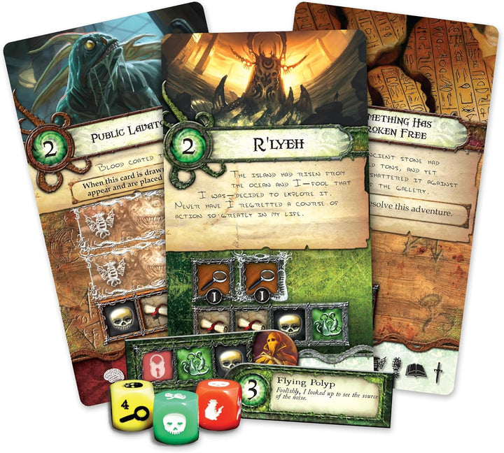 Unbekannt FFGSL05 The Call of Cthulhu Arkham Horror Card Game, Mehrfarbig Älteres Zeichen, Älteres Z