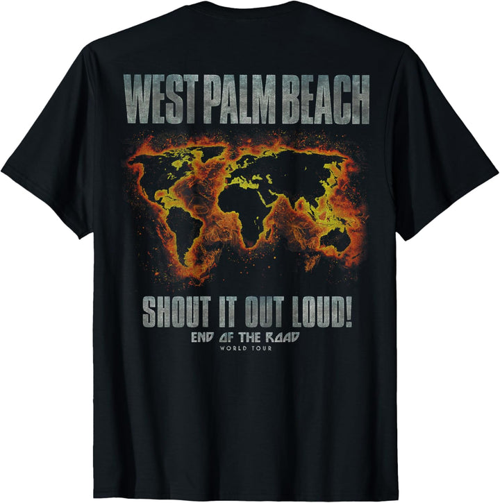 Kiss – Exklusive offizielle End Of The Road Tour West Palm T-Shirt