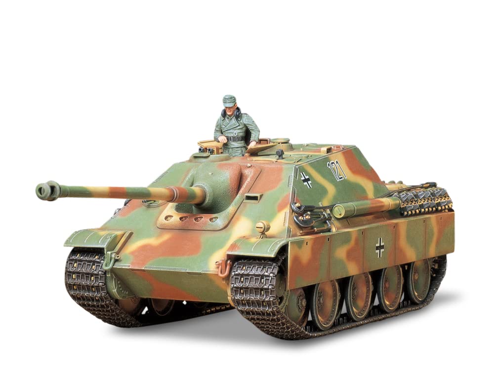 TAMIYA 35203 1:35 Dt. SdKfz.173 Jagdpanther Spät.(1), Modellbausatz,Plastikbausatz, Bausatz zum Zusa