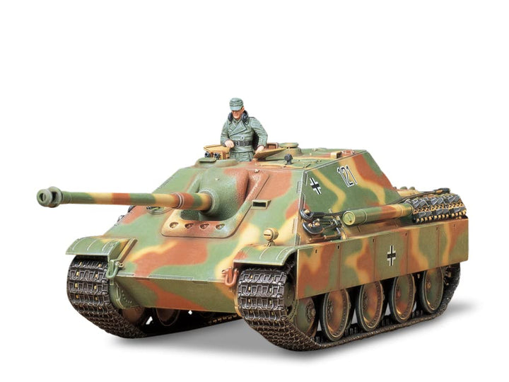 TAMIYA 35203 1:35 Dt. SdKfz.173 Jagdpanther Spät.(1), Modellbausatz,Plastikbausatz, Bausatz zum Zusa