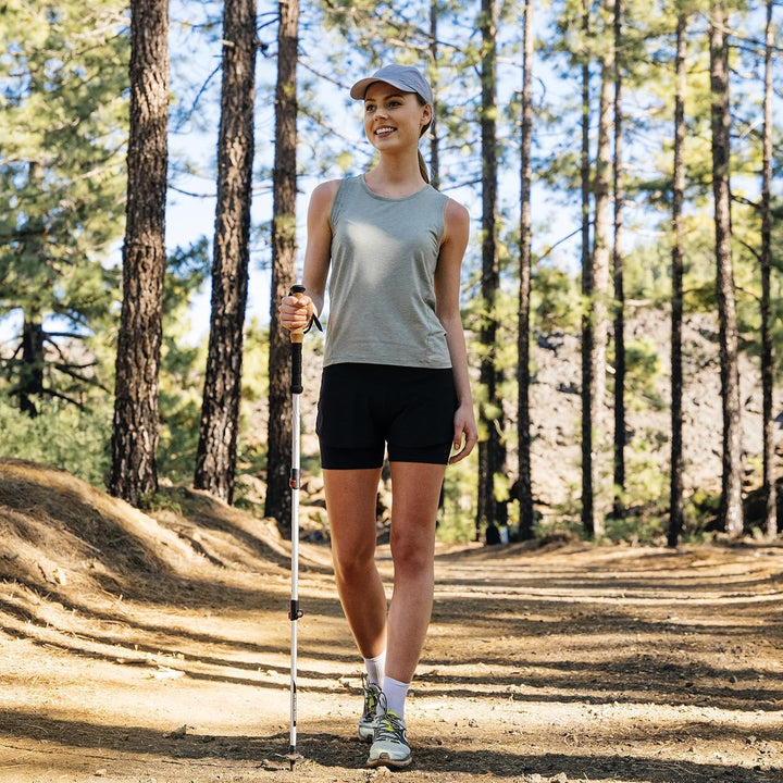 ATACAMA Nordic Walking Stöcke Damen und Herren Wanderstöcke Faltbar &amp; Wanderstöcke Teleskop aus Carb