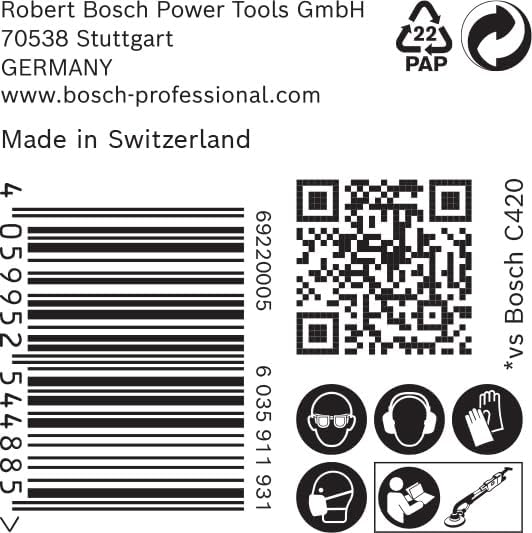 Bosch Accessories 25x Schleifpapier Expert C470 mit 19 Löchern (für Hartholz, Farbe auf Holz, Ø 225