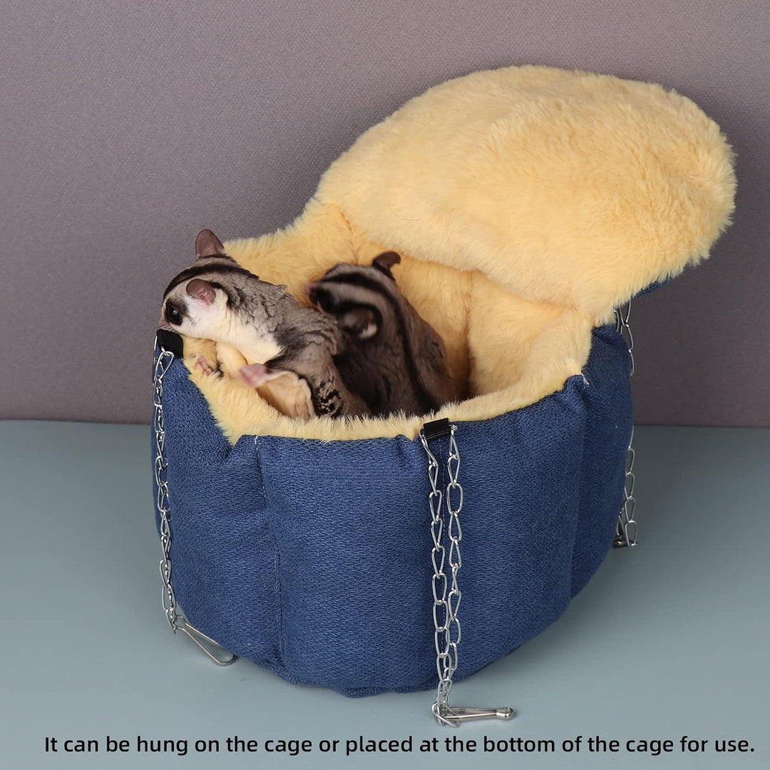 Sugar Glider Pouch, Ratte Hängebett, Streifenhörnchen Warmes Bett, Rattenkäfig Zubehör, Syrisches Ha