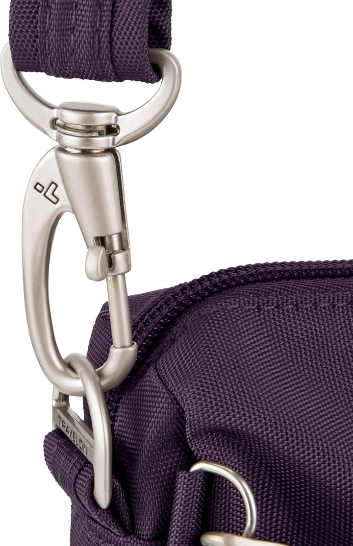 Travelon Damen Anti-theft Classic Small E/W Crossbody Bag Umhängetasche Einheitsgrösse Violett, Einh