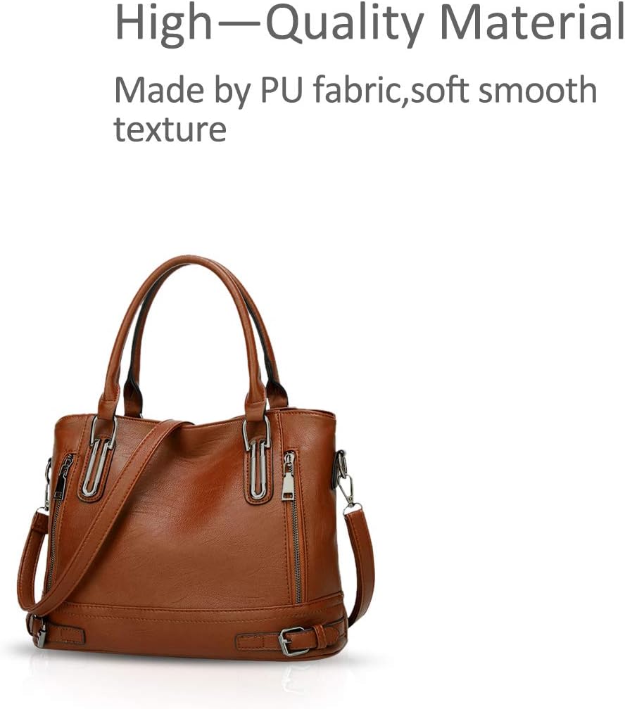 NICOLE & DORIS handtasche für damen Schultertasche Henkeltaschen Handtasche Umhängetasche Kunstleder