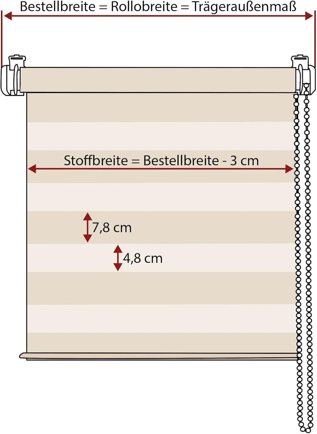Victoria M. Doppelrollo Klemmfix Duo-Rollo Klemmmontage ohne Bohren für Fenster und Tür Lichtdurchlä