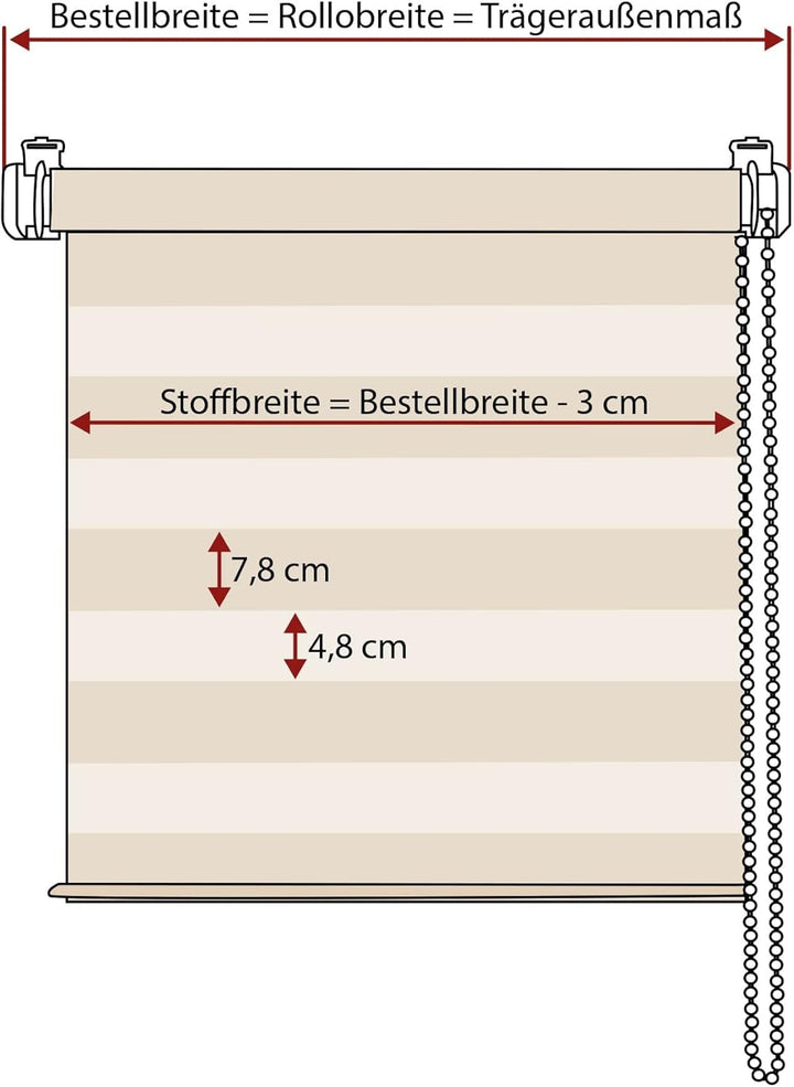 Victoria M. Doppelrollo Klemmfix ohne Bohren, 105 x 150cm (BxH) Grau, Rollo Fensterrollo lichtdurchl