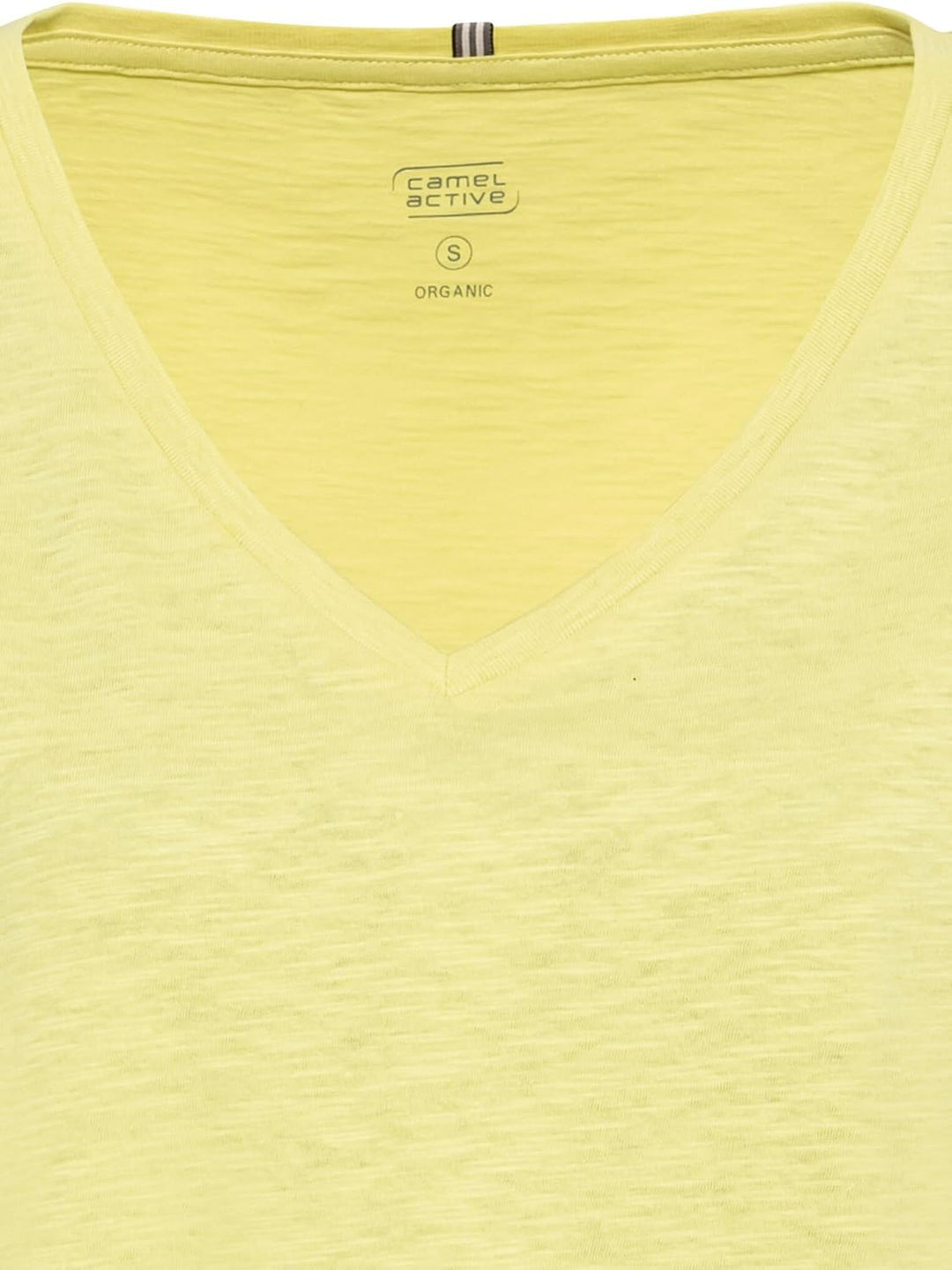camel active Damen T-Shirt Organic Cotton S Limoncello, S Limoncello