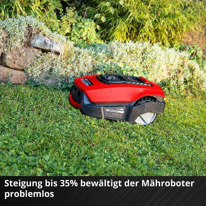 Einhell Mähroboter FREELEXO 500 BT Power X-Change (Li-Ion, Multizonen-Modus, bis 35% Steigung, Appst