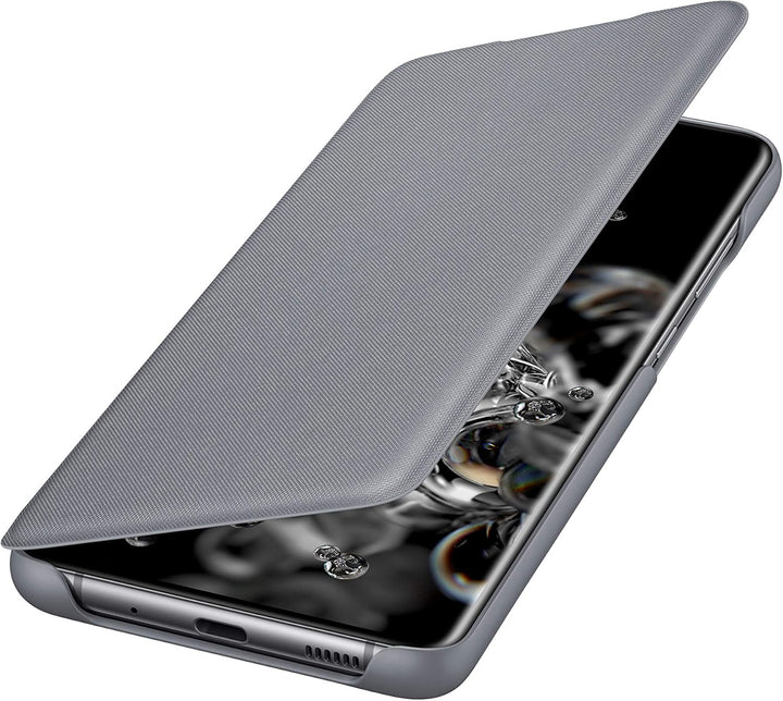 Samsung LED View Smartphone Cover EF-NG988 für Galaxy S20 Ultra Handy-Hülle, LED-Anzeige, Kartenhalt