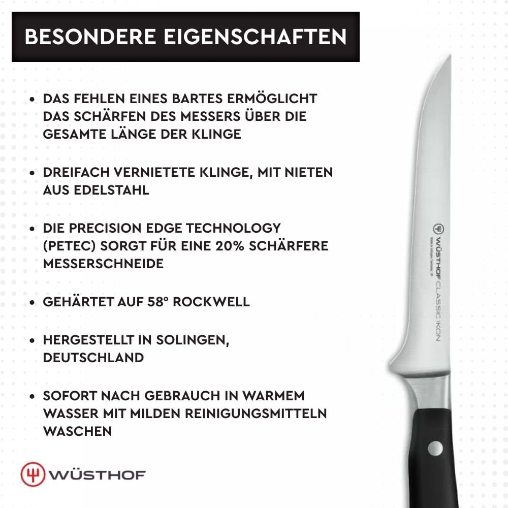 WÜSTHOF Classic Ikon Ausbeinmesser 14