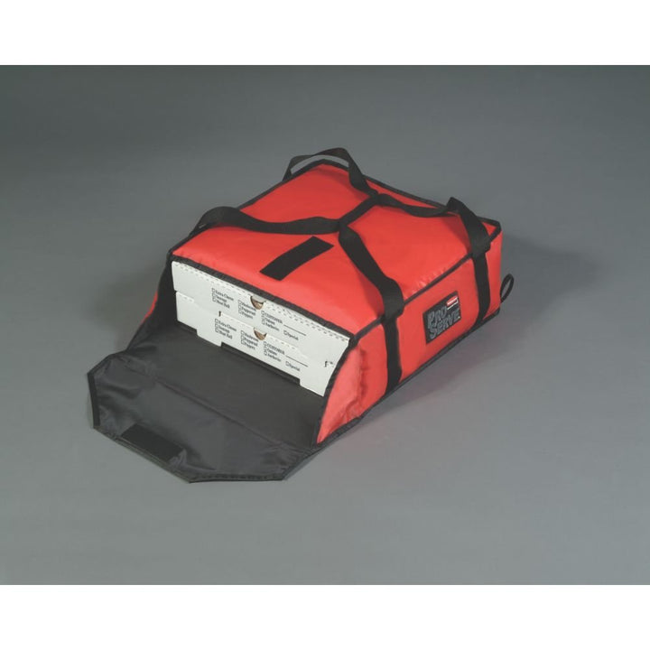 Rubbermaid Commercial Products FG9F3500RED Professional Pizzatasche, klein, Rot Lieferbeutel S, Lief