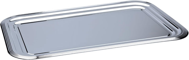 APS 3 x Partyplatte, Servierplatte, Serviertablett, Fischplatte, Obstplatte Metall - 53 cm x 32,5 cm
