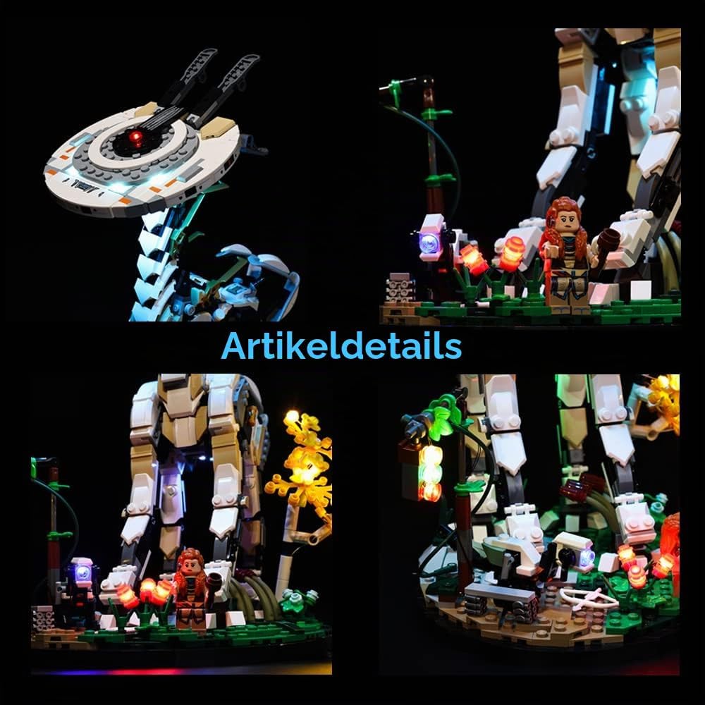 Kyglaring LED Beleuchtungsset (kein Modell) Entworfen für LEGO Horizon Forbidden West:Tallneck 76989