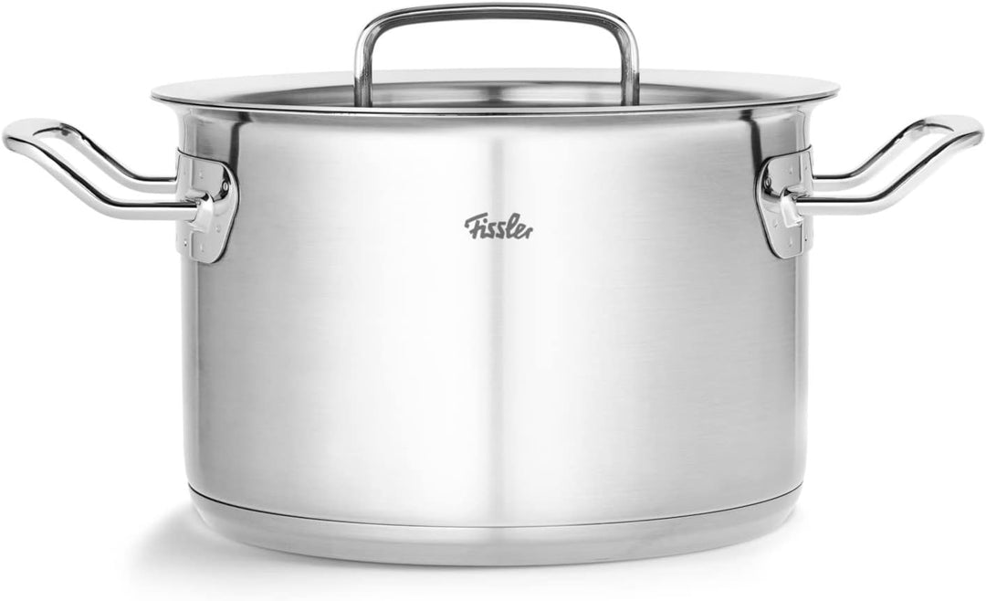 Fissler Original-Profi Collection / Edelstahl-Kochtopf (Ø 20 cm, 3,9L) Töpfe inkl. Glas-Deckel – Ind