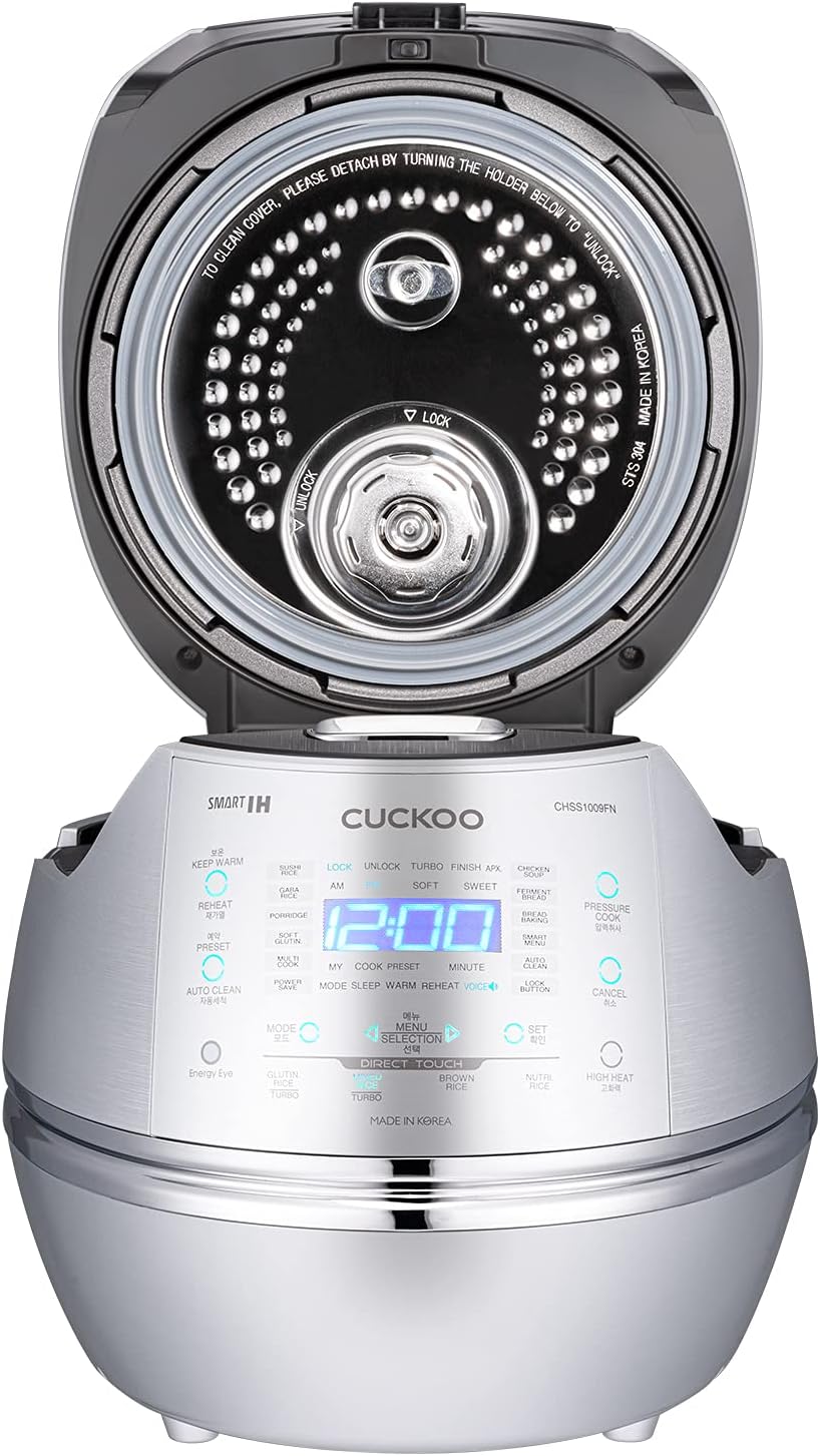 CUCKOO CRP-CHSS1009FN Dampfdruck-Reiskocher Rice Cooker 1,8l 10 Tassen | IH Induktions-Heiztechnik |