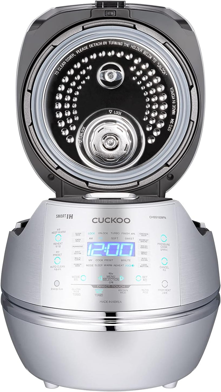 CUCKOO CRP-CHSS1009FN Dampfdruck-Reiskocher Rice Cooker 1,8l 10 Tassen | IH Induktions-Heiztechnik |