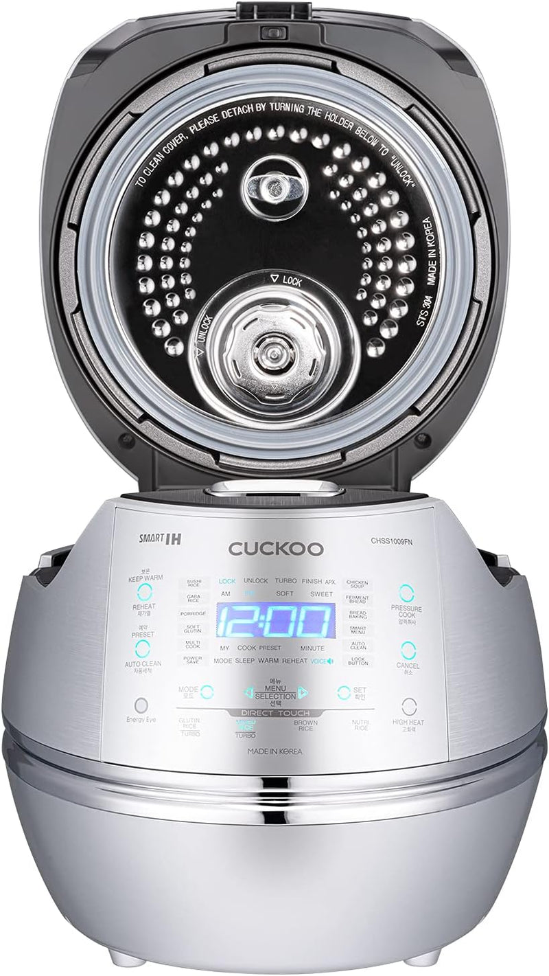 CUCKOO CRP-CHSS1009FN Dampfdruck-Reiskocher Rice Cooker 1,8l 10 Tassen | IH Induktions-Heiztechnik |