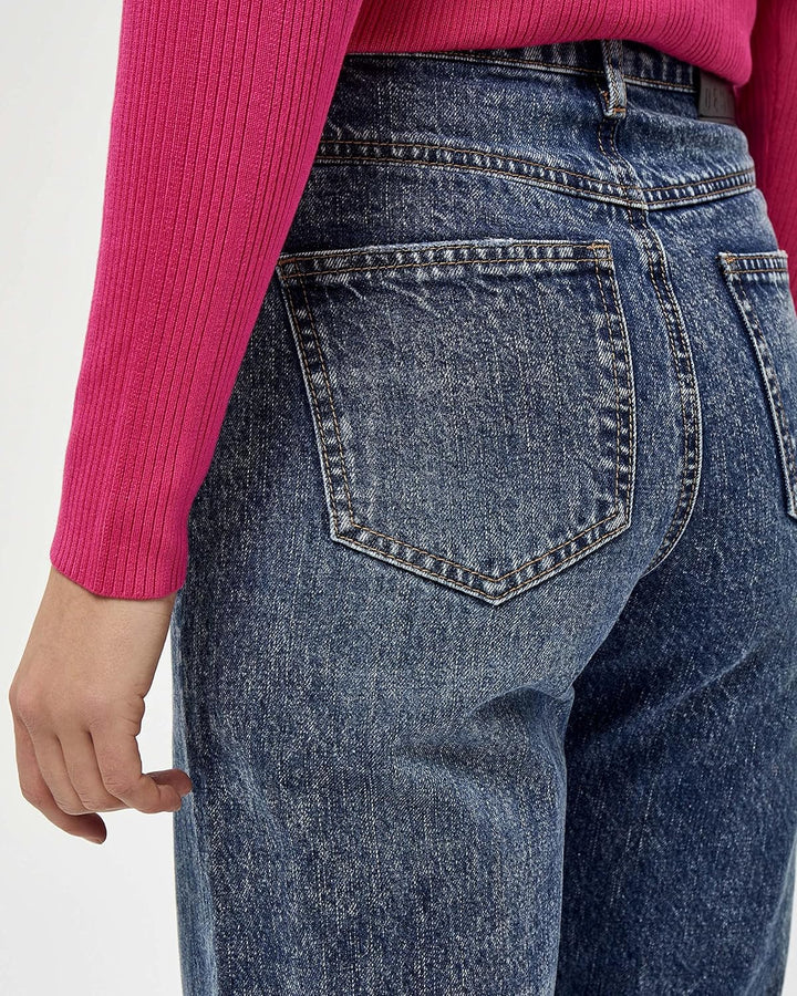 Desires Damen Koral Jeans mit weitem Bein 42 Dunkelblau, 42 Dunkelblau