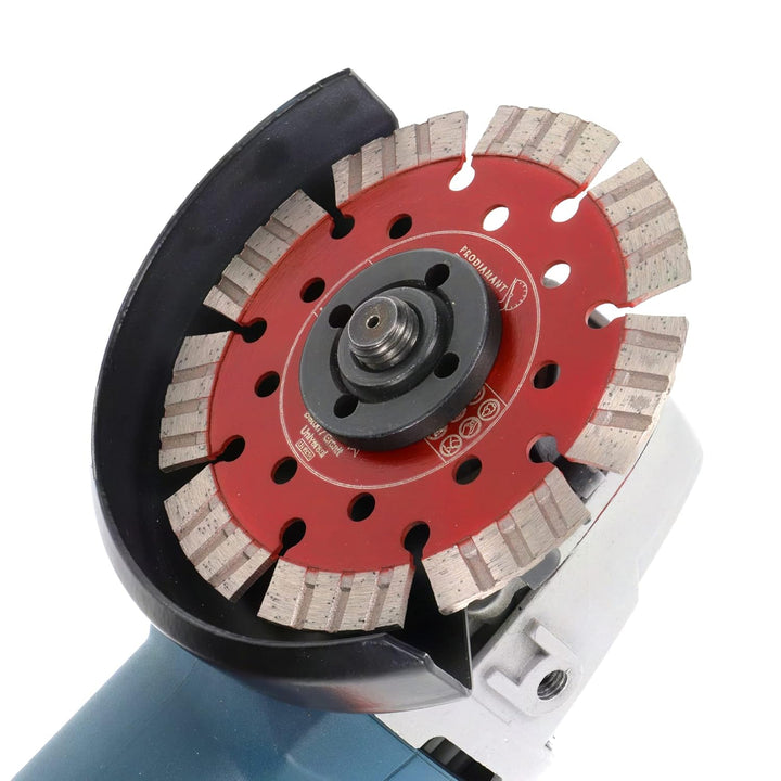 PRODIAMANT Turbo Diamant-Trennscheibe Beton 115mm x 22,23 mm Segmenthöhe 12mm 115/22,23mm, 115/22,23