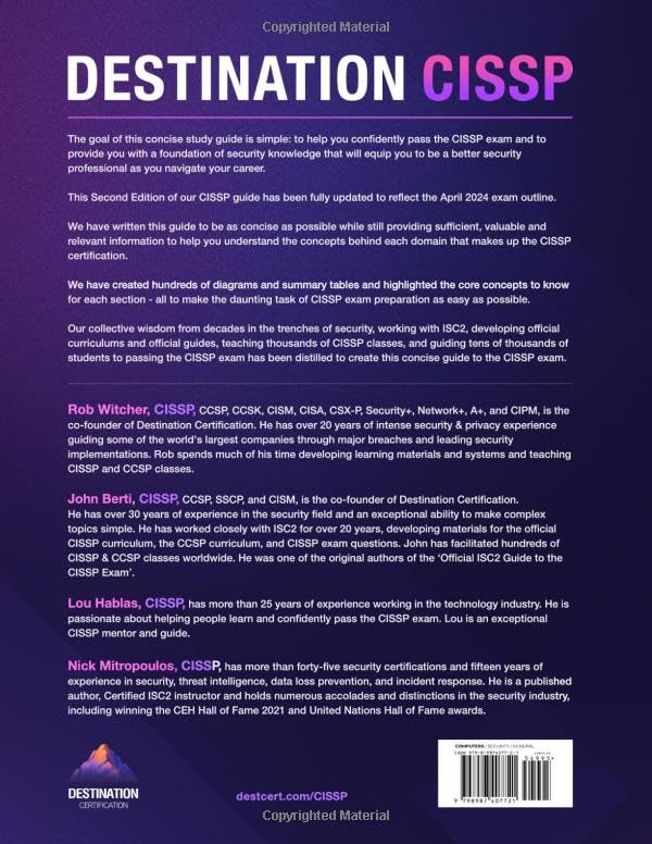 Destination CISSP: A Concise Guide