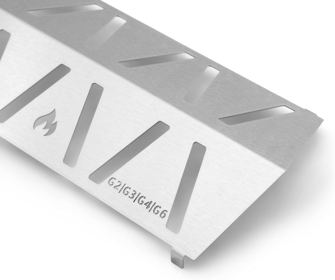 Grillrost.com Das Original Hitzereflektoren für Rösle Videro Serie - bessere Wärmeverteilung bei wen