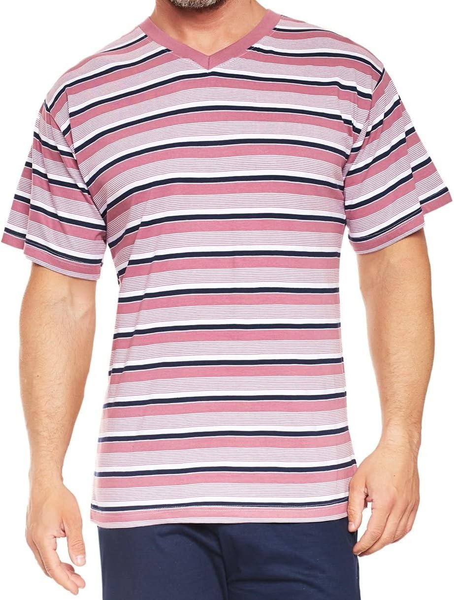 Selente Sweet Dreams moderner und bequemer Herren Schlafanzug/Shorty, mit weicher Baumwolle, Verschi