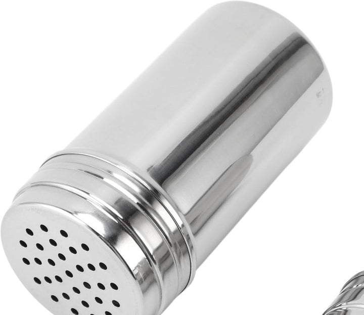 Shaker aus 304 Edelstahl, verstellbare Ausgiesslöcher, Gewürzspender, Behälter für Küche, Grill, Cam