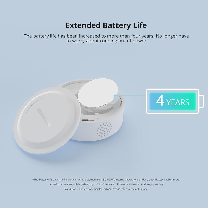 SONOFF SNZB-02P Temperature Humidity Sensor, Zigbee Wireless Switch, kompatibel mit Smartthings/IFTT