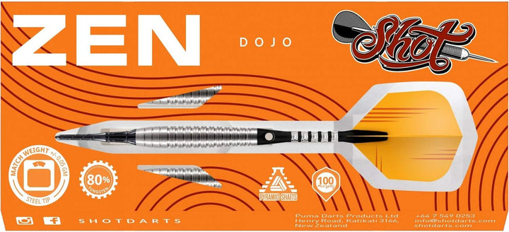 Shot Soft Darts Zen Dojo 80% Tungsten Softtip Darts Softdart 18 Gr, 18 Gr