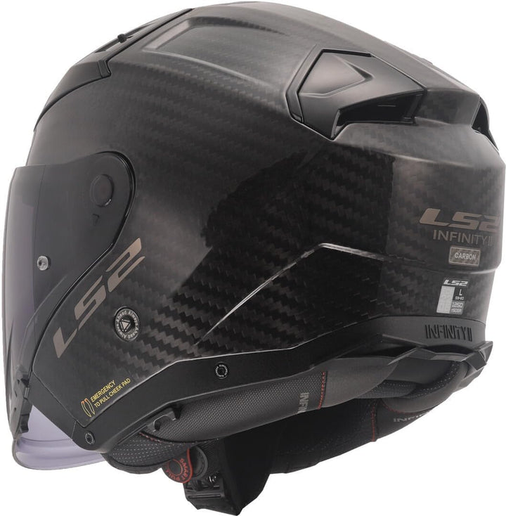 LS2, jethelme motorrad INFINITY II gloss carbon, L L gloss carbon, L gloss carbon