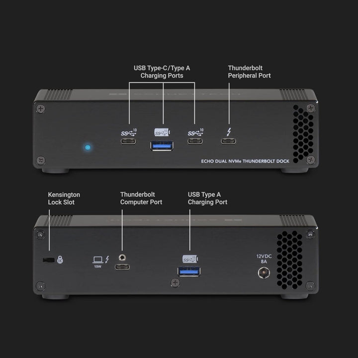 SoNNeT Echo Dual NVMe Thunderbolt Dock, ECHO-DK2M2-TB