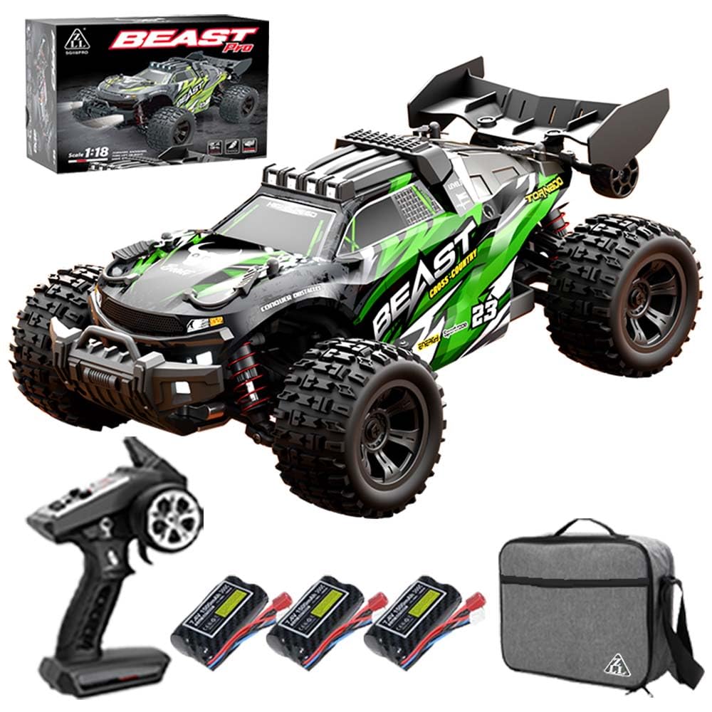 X-Verse SG118PRO 1:18 Ferngesteuertes Auto, 35KM/H Kohlebürste Motor RC Hohe Geschwindigkeit Wasserd