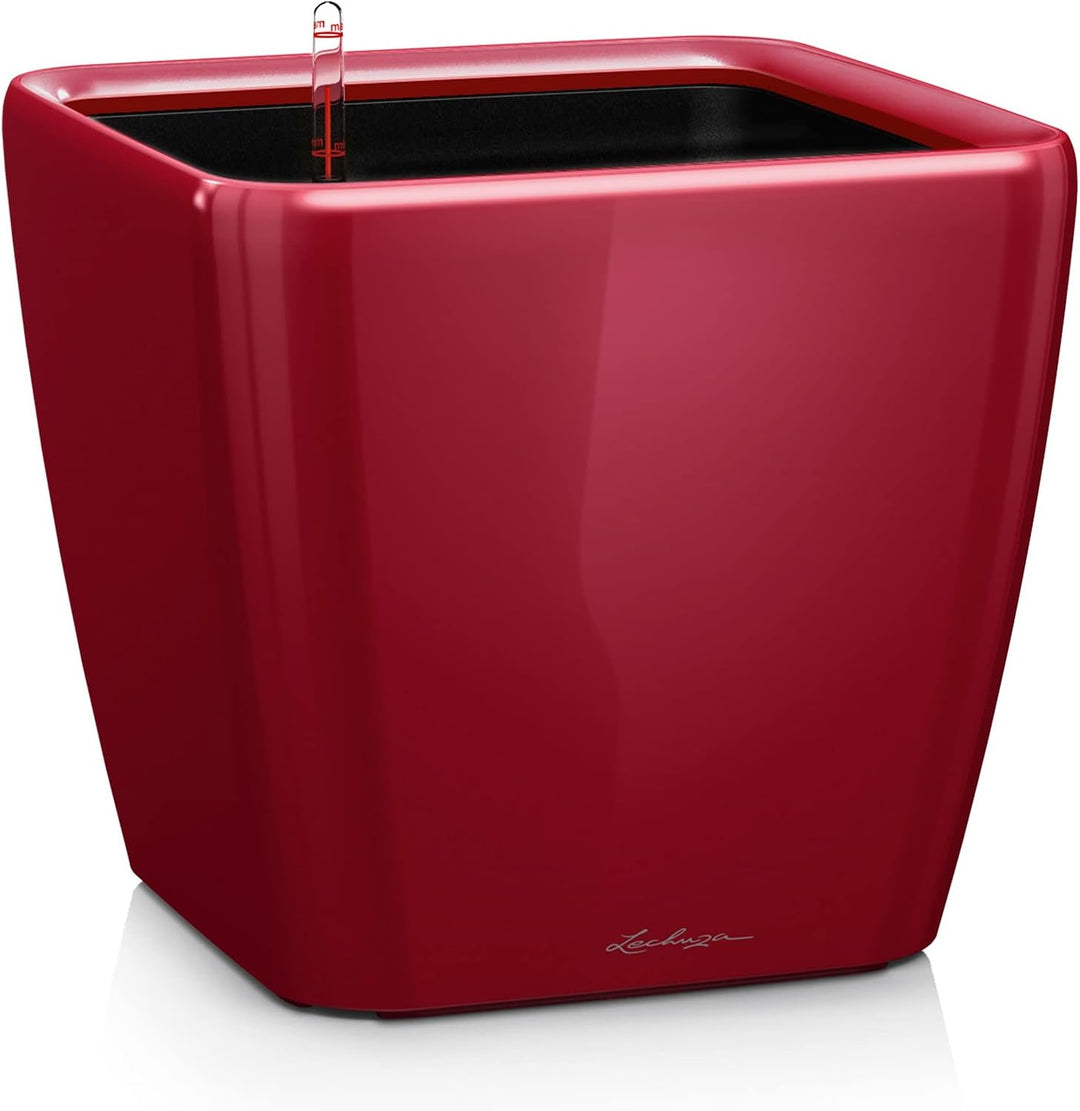 Lechuza Pflanzgefäss Quadro LS 35 Scarlet rot Hochglanz 16167