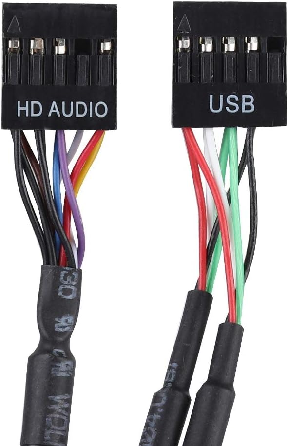ASHATA USB 3.0 Front Panel, Frontplatte Front Panel 5.25 Zoll Multifunktion USB3.0+USB2.0 Hub,Super