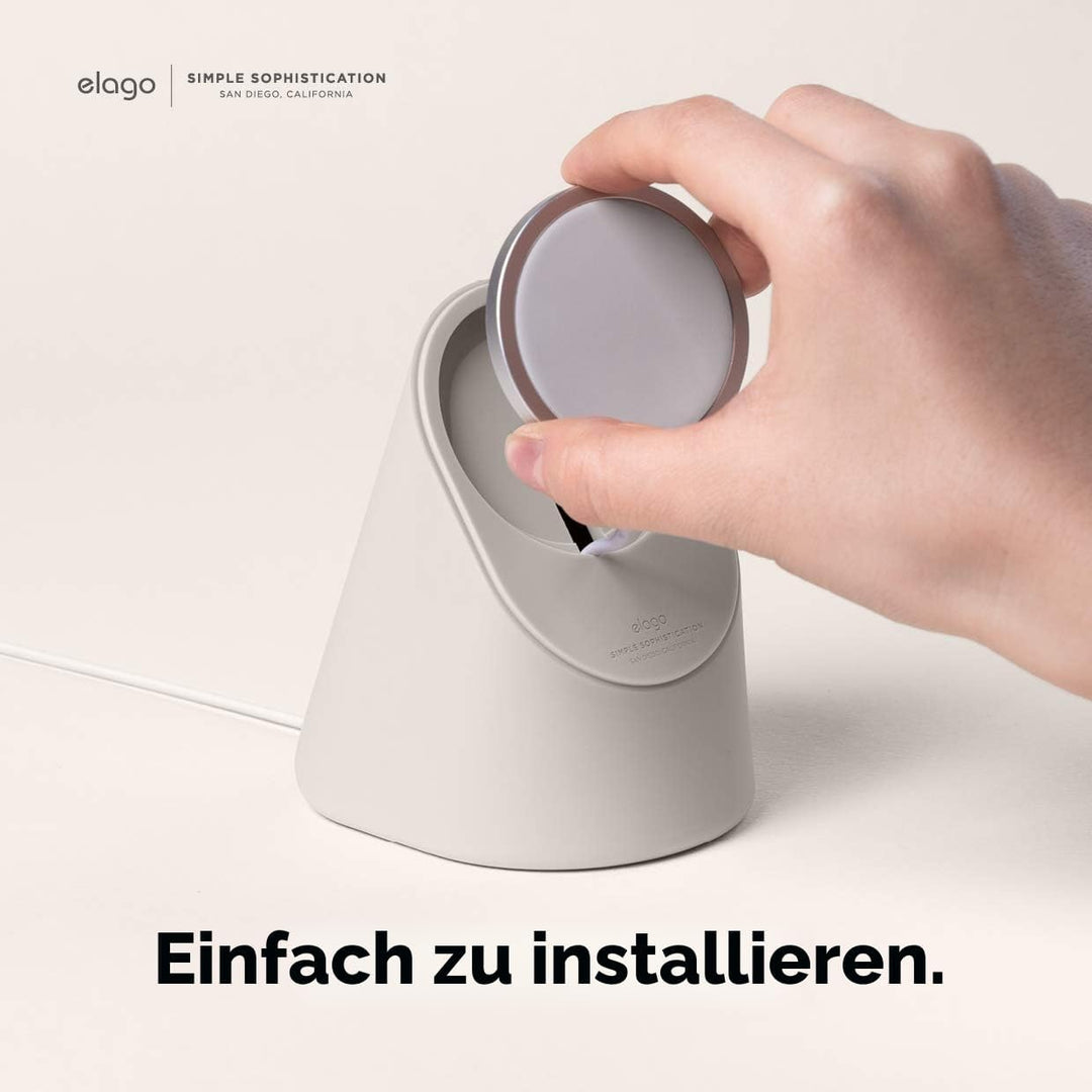 elago MS1 Ladestation Kompatibel mit MagSafe Ladegerät, Premium Ständer Kompatibel mit iPhone 17/16/