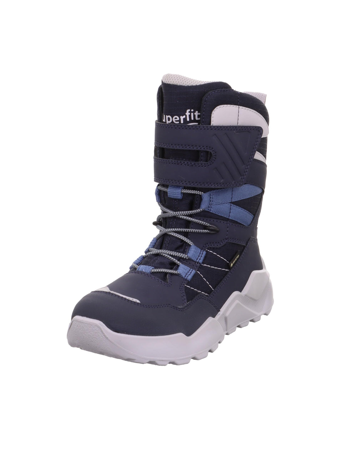 Superfit Jungen Rocket Warm Gefütterte Gore-tex Schneestiefel 37 EU Weit Blau Hellgrau 8000, 37 EU W