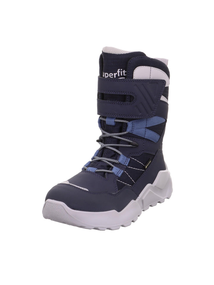 Superfit Jungen Rocket Warm Gefütterte Gore-tex Schneestiefel 37 EU Weit Blau Hellgrau 8000, 37 EU W