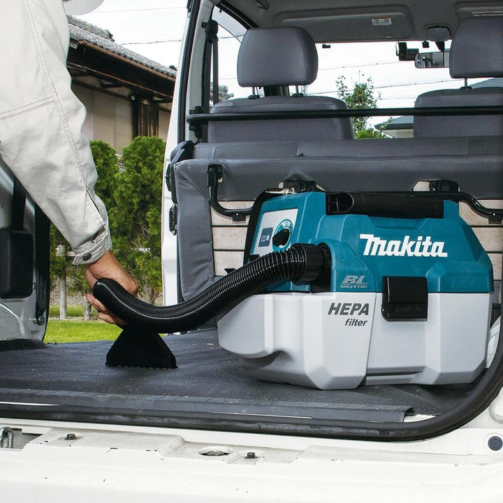 Makita, HEPA-Filter, DVC750LZ, Staubsauger DVC 750 LZ 18 Volt ohne Akku und Ladegerät, Grün/Schwarz,