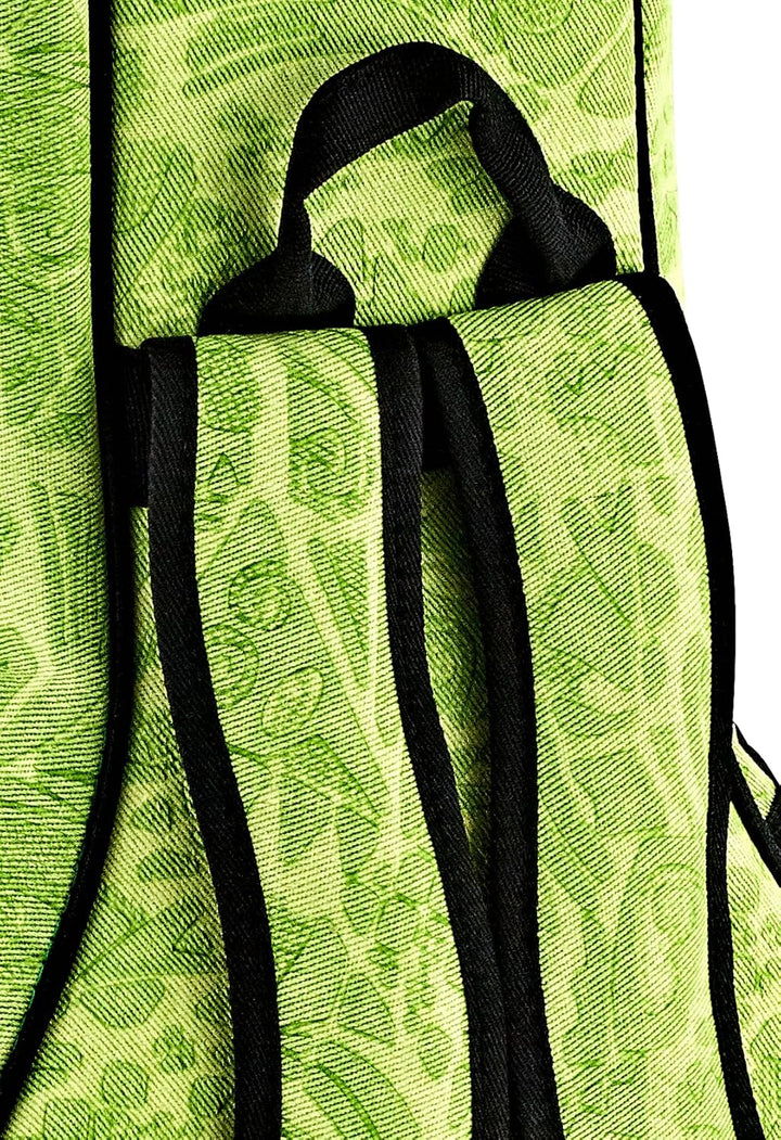 ORTEGA Gigbag für 4/4 Gitarre - Denim Look Green (OGBCL-GRJ) Denim Green, Denim Green