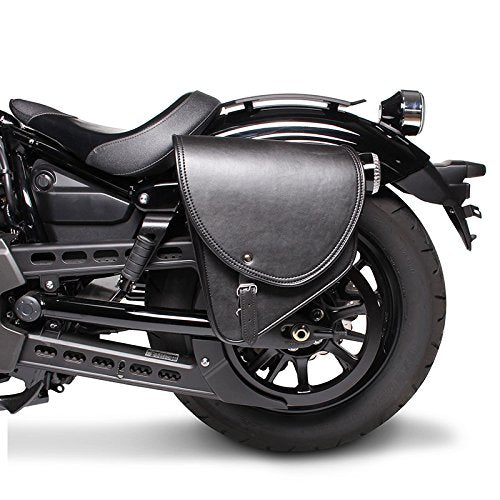 BS-Motoparts Satteltasche für Kawasaki Vulcan S Indiana Schwarz Links