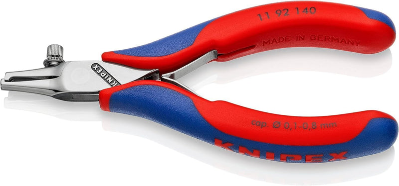 Knipex Elektronik-Abisolierzange mit Mehrkomponenten-Hüllen 140 mm 11 92 140