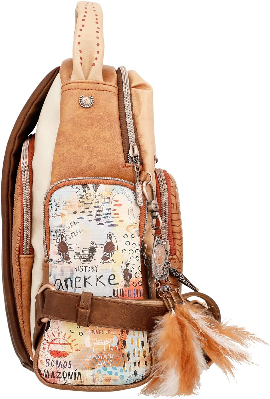 Anekke Damen Spaziergang 36625-221 Mehrfarbig, 31 x 30 x 11 Rucksack für unterwegs, bunt