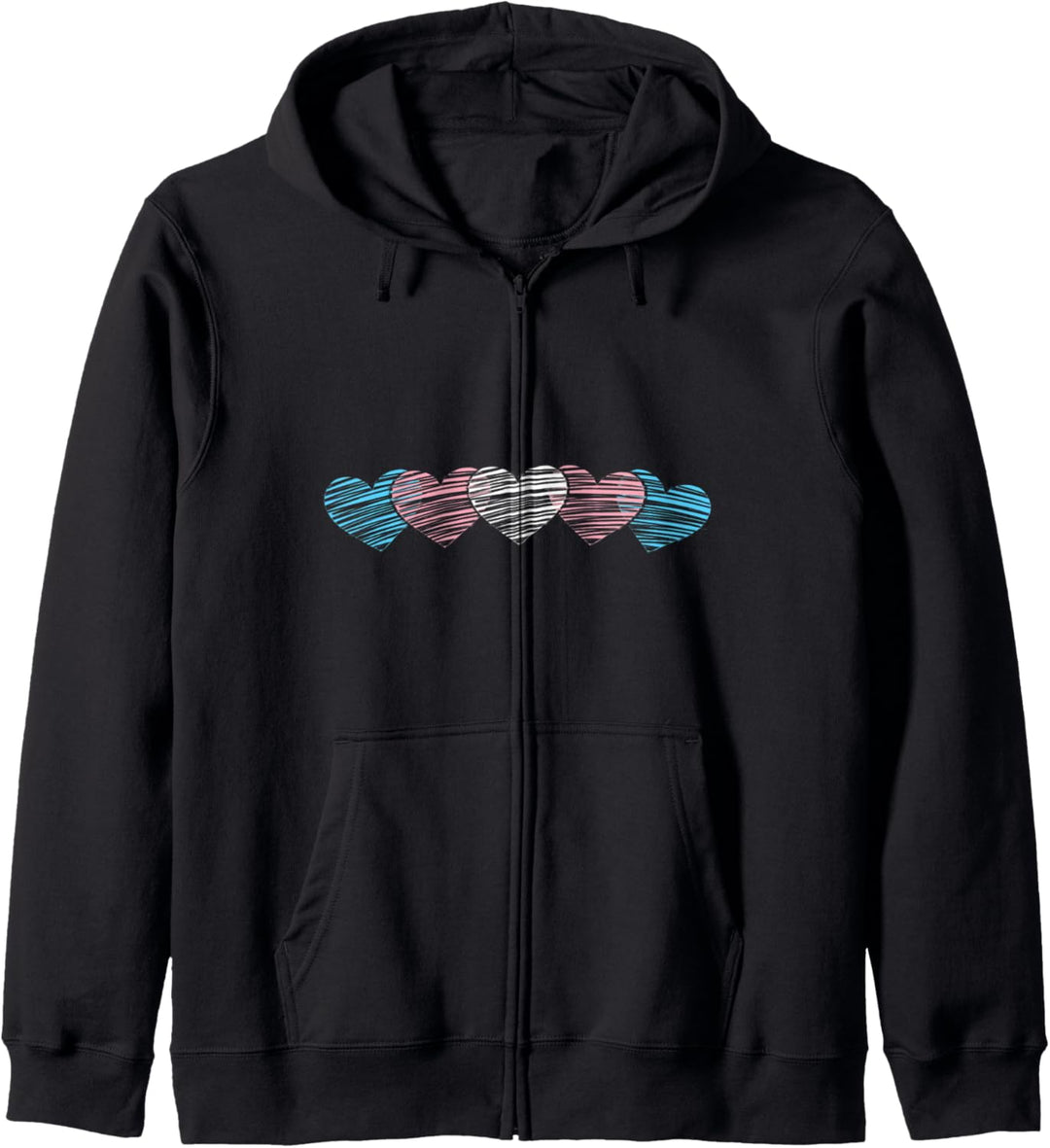 LGBTQ Transsexuell Herz Gay Pride Queer Geschenk Transgender Kapuzenjacke