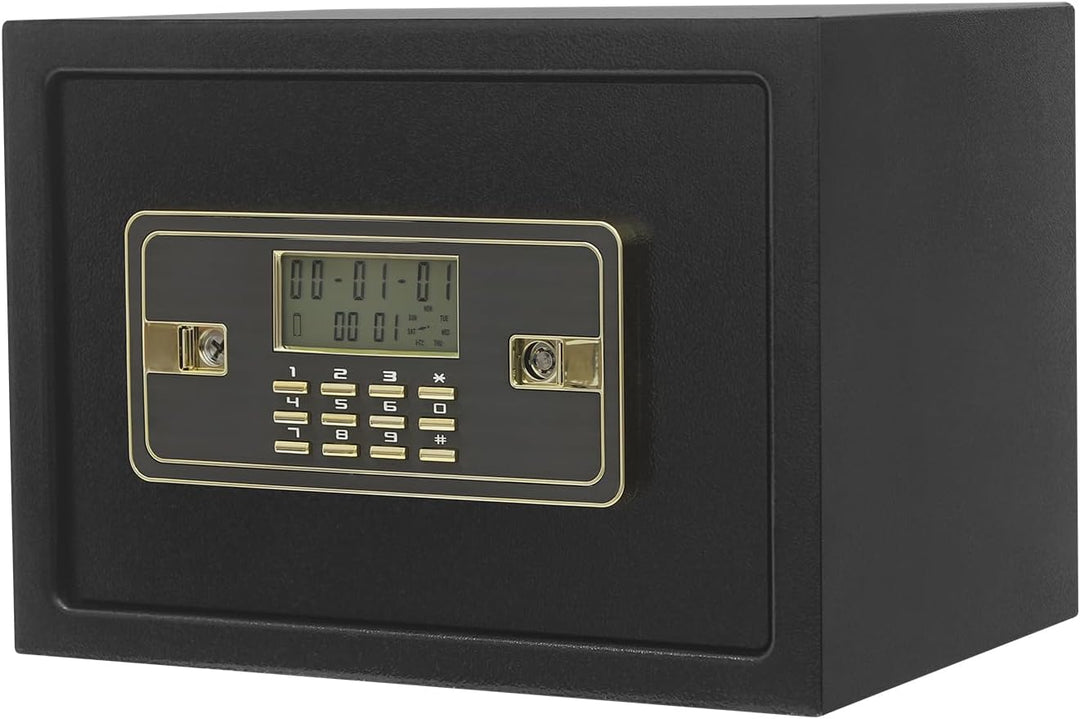 22L/5.8gal Möbeltresor Safe Tresor mit digital Tastatur Elektronischer Tresor Alarmsystem Feuerfest