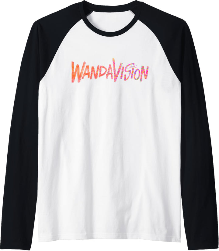 Marvel WandaVision 90s Logo Raglan