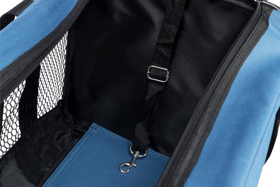 TRIXIE Tasche Ryan Für Hunde, Reisetasche, 26 × 27 × 47 cm, Blau - 28864