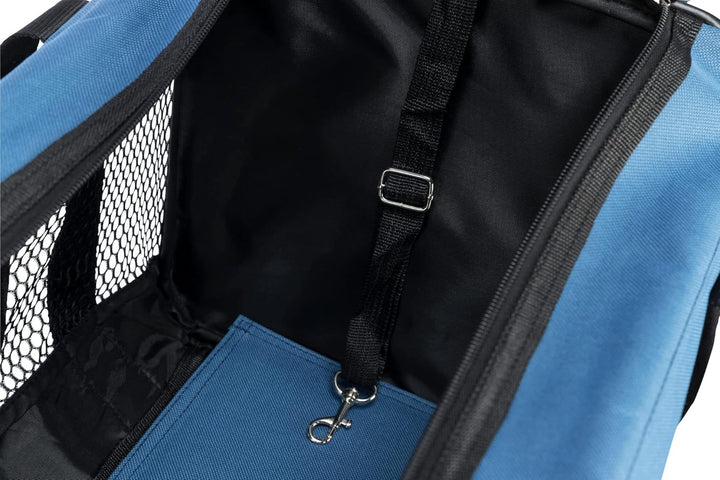 TRIXIE Tasche Ryan Für Hunde, Reisetasche, 26 × 27 × 47 cm, Blau - 28864