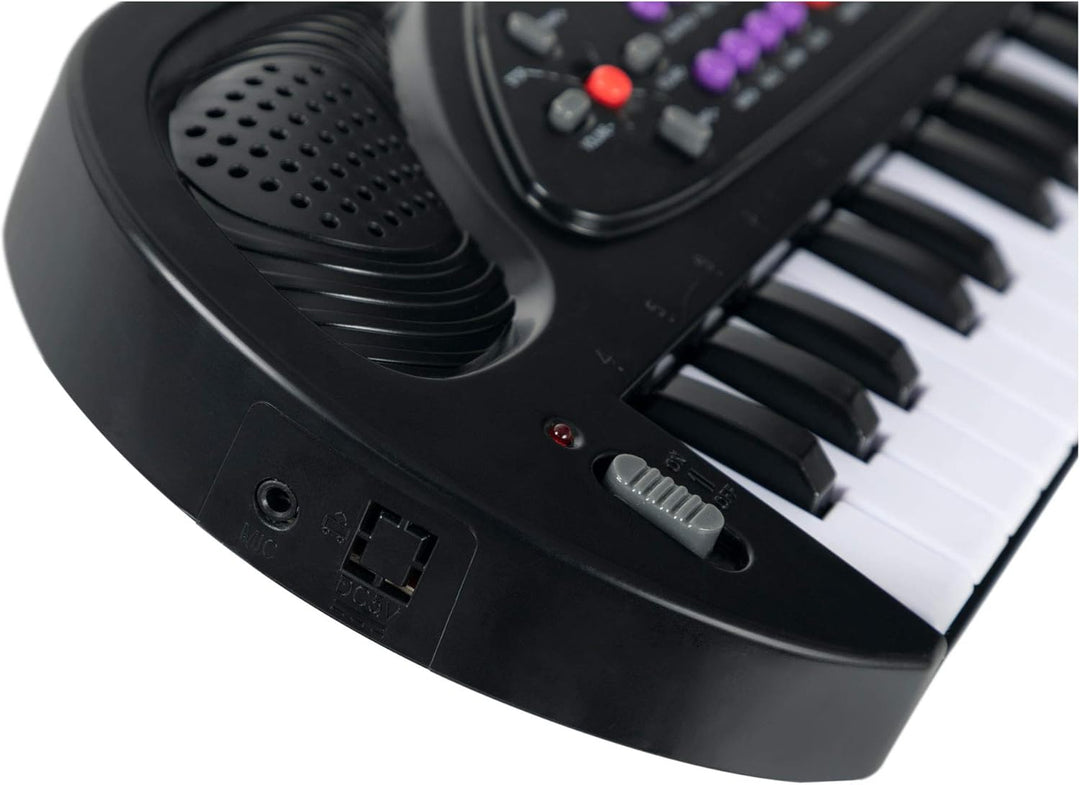 McGrey KK-3808 32 Tasten Spielzeug Keyboard - Kinder Keyboard mit Mikrofon zum Mitsingen und 8 Begle